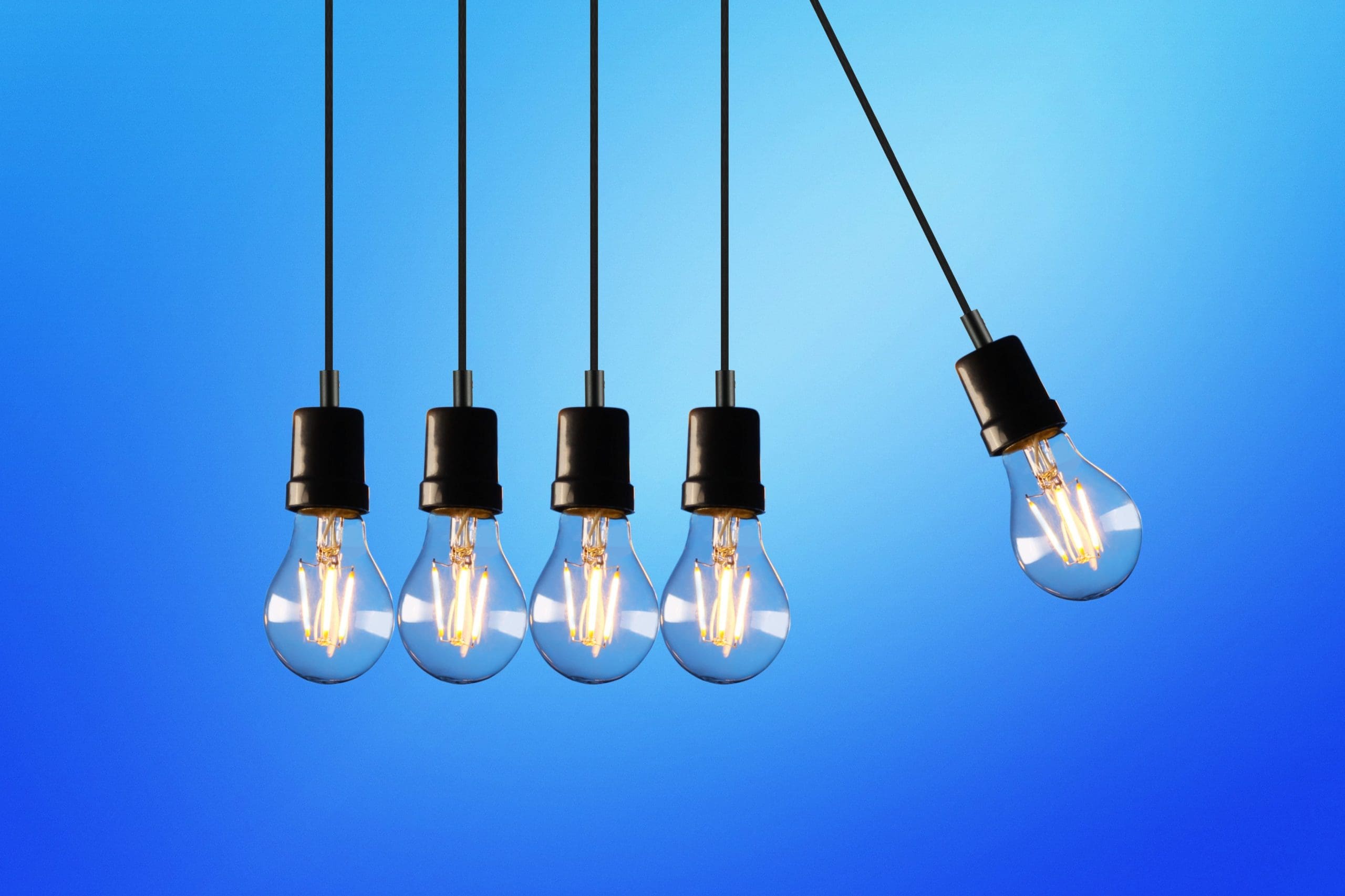 image of light bulbs representing energy efficiency