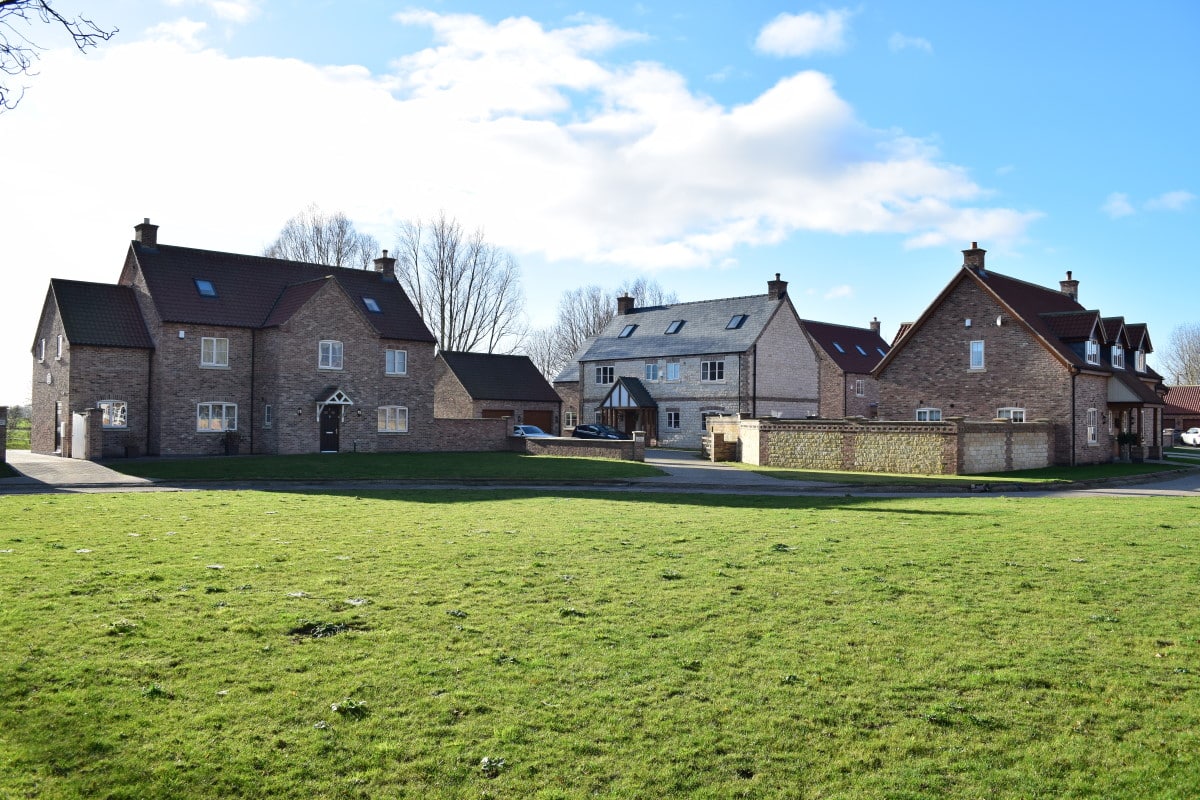 a number of newbuild houses