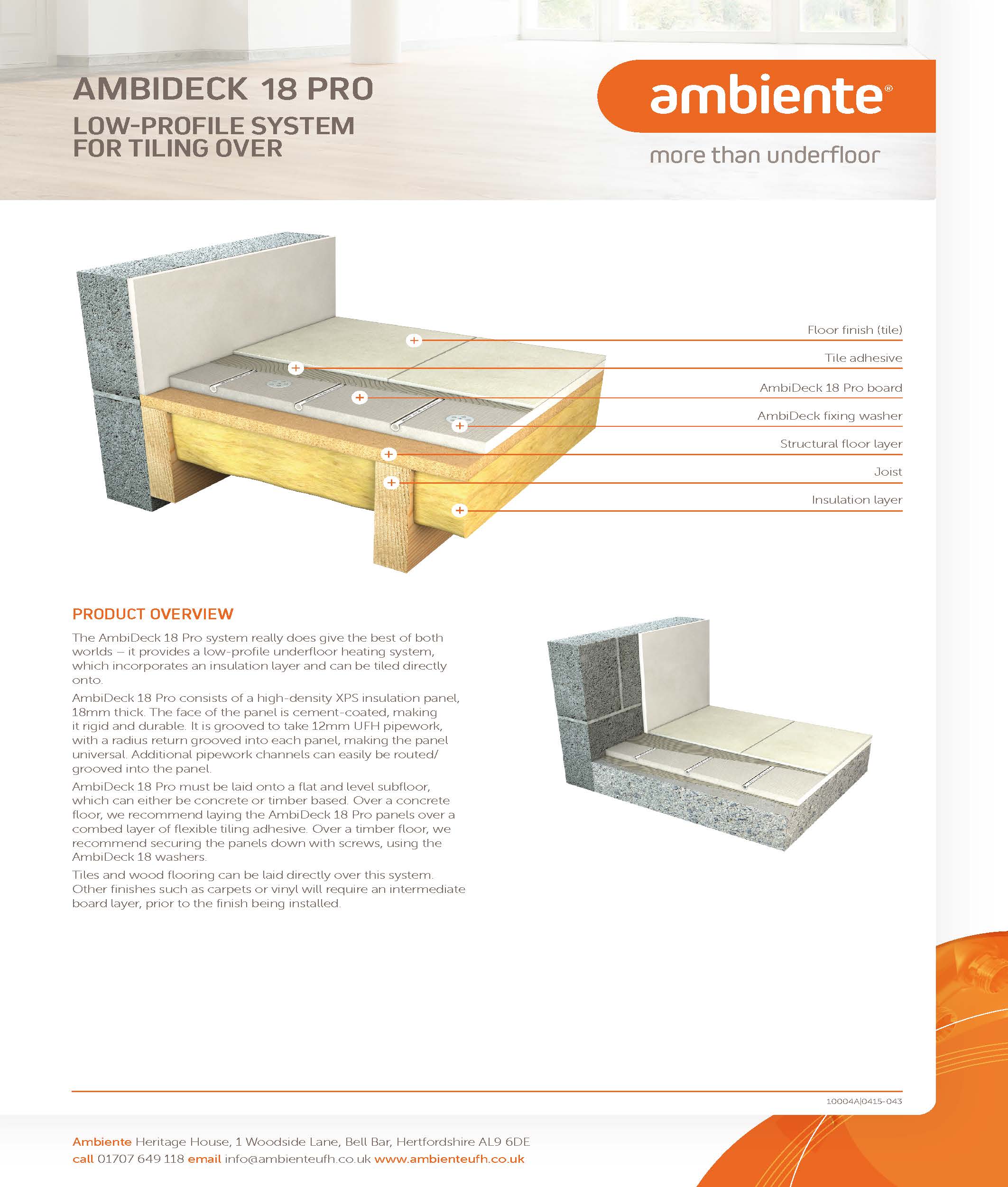 AMBIENTE AmbiDeck 18 Pro System